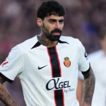 Samu Costa jugando con el Mallorca