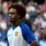 Zirkzee durante un encuentro del United