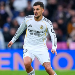 Dani Ceballos durante un partido con el Madrid